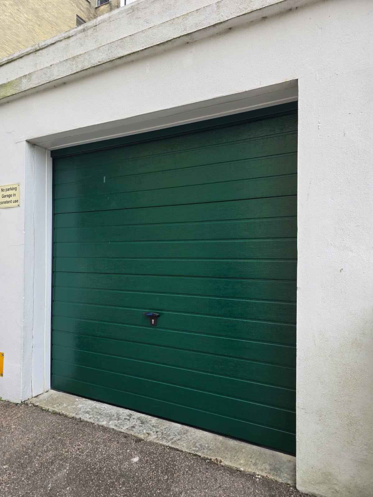 Manual Sectional Door In Custom Colour 2